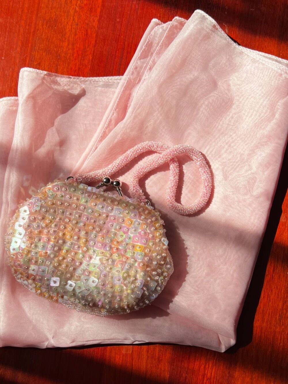 La Regale - Beaded Sequin Handbag